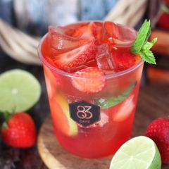 A picture of Fruity ice tea.