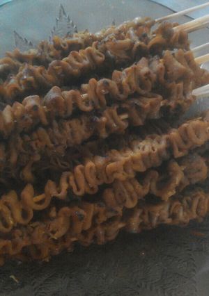Foto resep Sate usus ayam