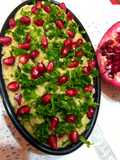 Mutabbal-salata de vinete cu rodii
