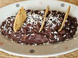 Frijoles refritos con tocino
