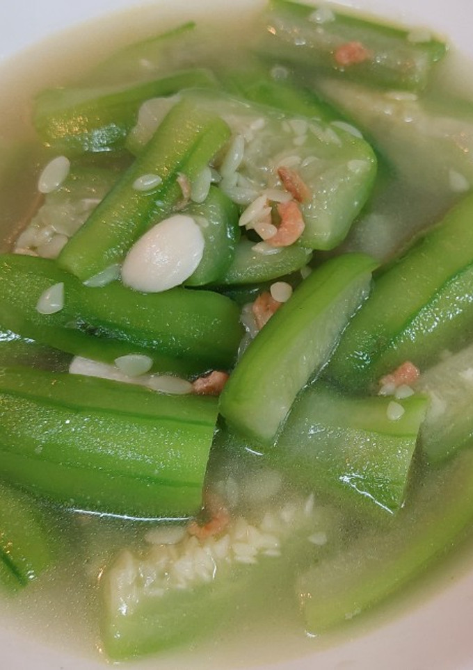 絲瓜炒蝦B 的食譜成品照片