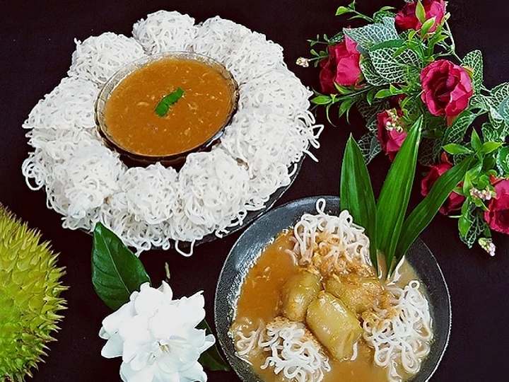 Langkah Mudah untuk Membikin Resep Putu Mayang Kuah Kinca Durian Khas Banjarmasin yang  Bikin Ketagihan Anti Ribet, Lezat