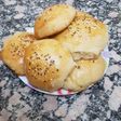 Pan de hamburguesas casero