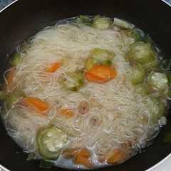 A picture of Sayur oyong soun.