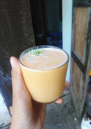 Hình của món Sinh tố khoai lang vàng.