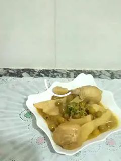 صورة لوصفة دجاج بالبطاطا والزيتون