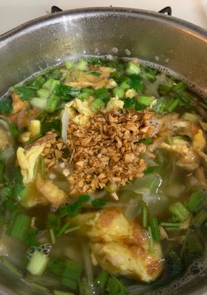 รูปของ แกงจืดไข่น้ำง่ายๆ (คนไทยในต่างแดน🇺🇸)
