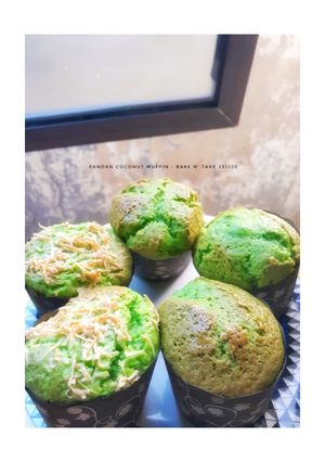 Foto resep Muffin Coconut Pandan