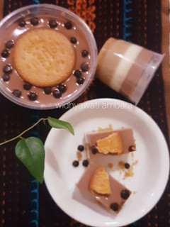 Foto resep Pudding Lapis (Biskuit, Cappuccino, Choco)