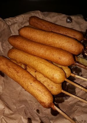Una foto de Banderillas de salchichas