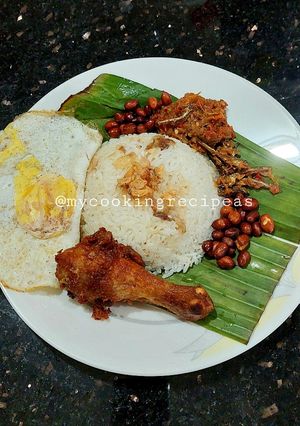 Foto resep 👩‍🍳⭐ Nasi Lemak (uduk) Malaysia