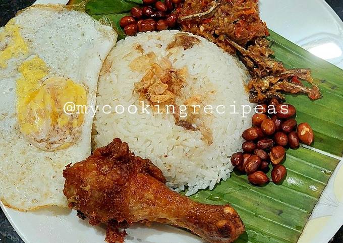 👩‍🍳⭐ Nasi Lemak (uduk) Malaysia