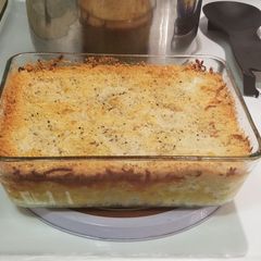 A picture of Grandma's Homemade Macaroni & Cheese.