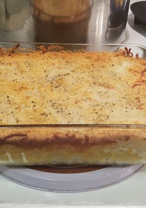 A picture of Grandma's Homemade Macaroni & Cheese.