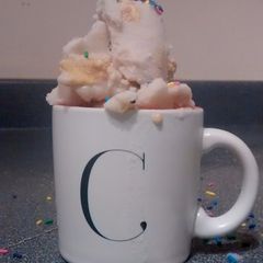A picture of Maple Cookie Ice-Cream (with coconut milk).