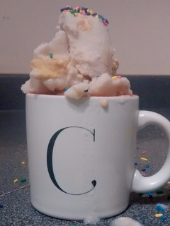 A picture of Maple Cookie Ice-Cream (with coconut milk).