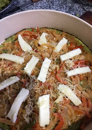 Una foto de Pizza de brócoli 🥦