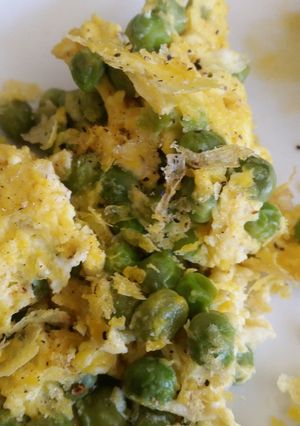 Une photo de Omelette aux petits pois