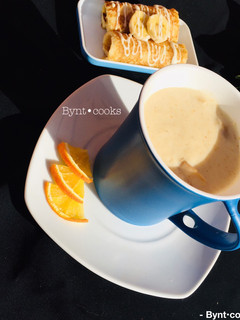 A picture of Banana’n’milk pap.
