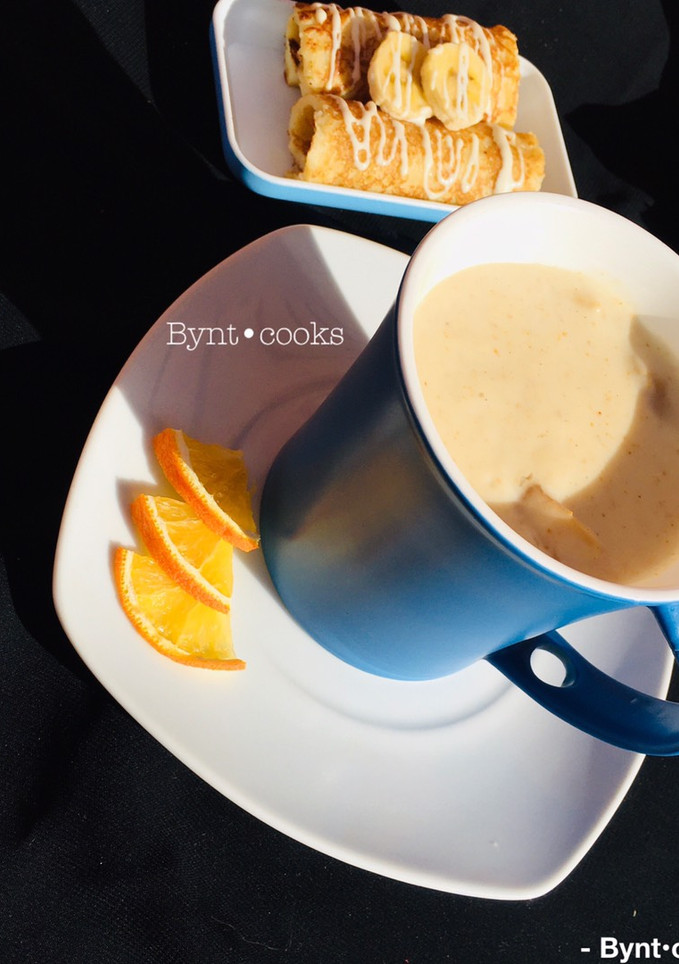 A picture of Banana’n’milk pap.