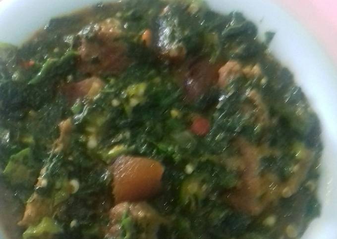 Steps to Make Award-winning Okro ans vegetable soup