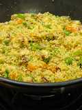 Curry de pulpo con verduras y cous-cous