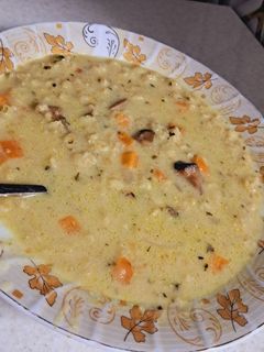 عکسی از دستور سوپ شیر و قارچ 🍄🥛🍄