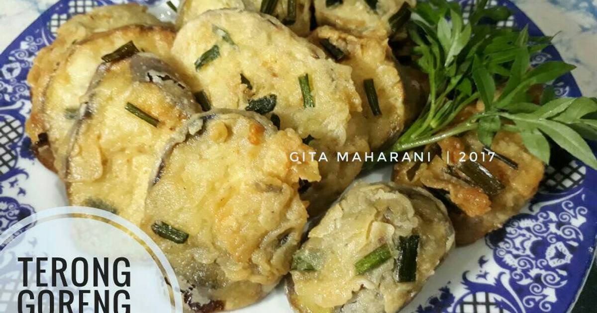 Resep Terong Goreng Tepung Crispy Oleh Gita Maharani Cookpad