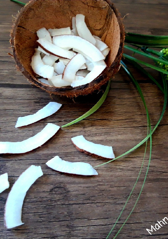 عکسی از دستور چیبس نارگیل