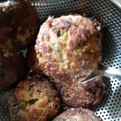 A picture of Banana flower cutlet.