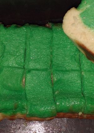 Foto resep Bolu keju pandan keto