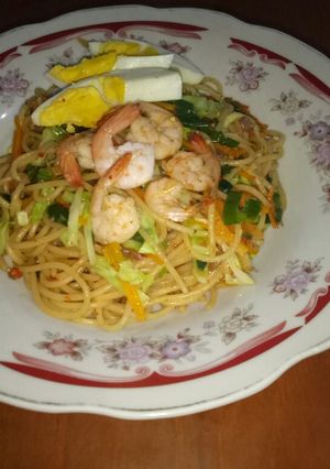 Foto resep Spageti goreng