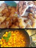 Chutney de manzana y durazno, con pollo asado #caminodesabores