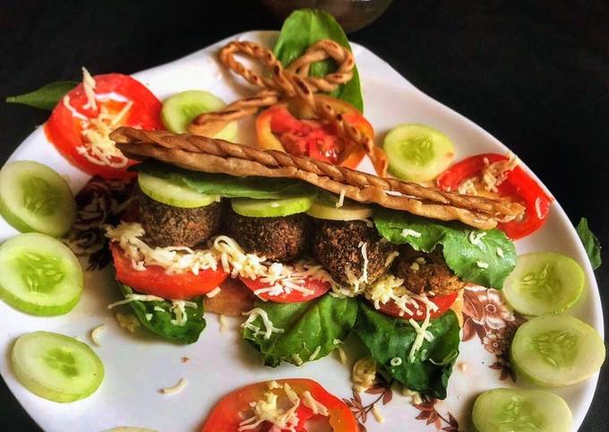 Spinach Chickpea Falafel