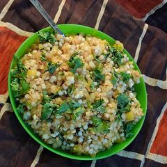 A picture of Sabudana khichdi.