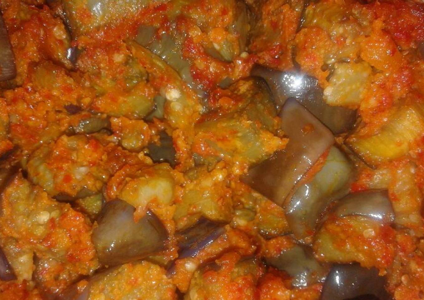 Terong Balado/Terong Dicabein