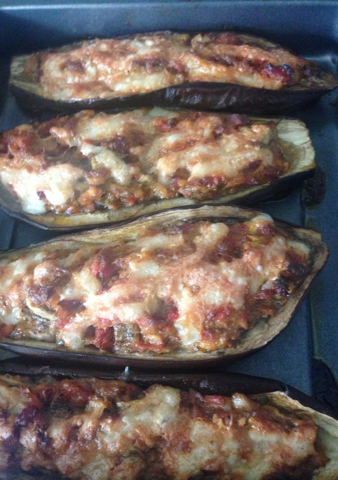 Una foto de Berenjenas rellenas