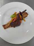 Conejo en salsa de chocolate