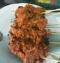 Resep: Sate daging bumbu rujak Yang Sederhana