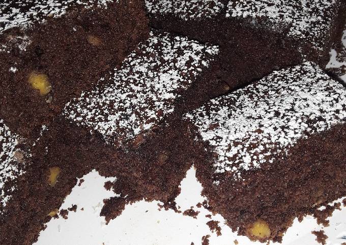 Brownie con cocoa y sin manteca ?? Receta de Silvia ?- Cookpad