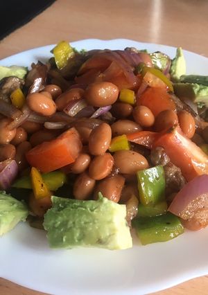 Una foto de Ensalada de frijoles