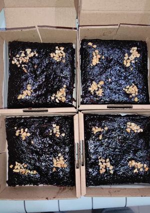 Foto resep Banana Moist Brownies Yummy😋😋😋