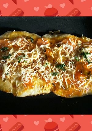 Foto resep pizza wortel teflon praktis tanpa sosis