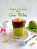 Avocado Chocolate with Corn Flakes