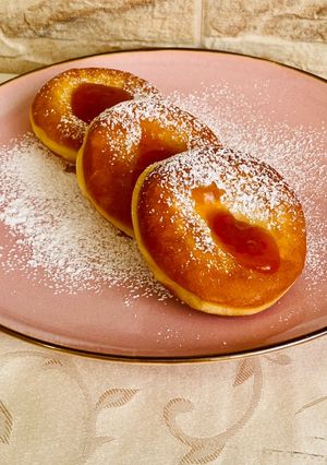Szalagos farsangi fánk recept fotója
