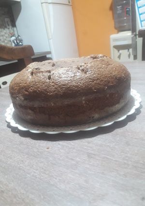 Una foto de Bizcochuelo de chocolate casero