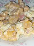 Ñoquis de zapallo con omelette