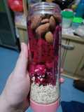 Jus buah Naga Oatmeal