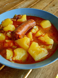 Una foto de Patatas a la riojana en Instant Pot (cocción a presión)