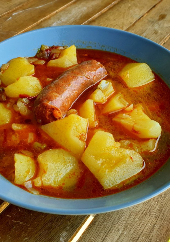 Una foto de Patatas a la riojana en Instant Pot (cocción a presión)